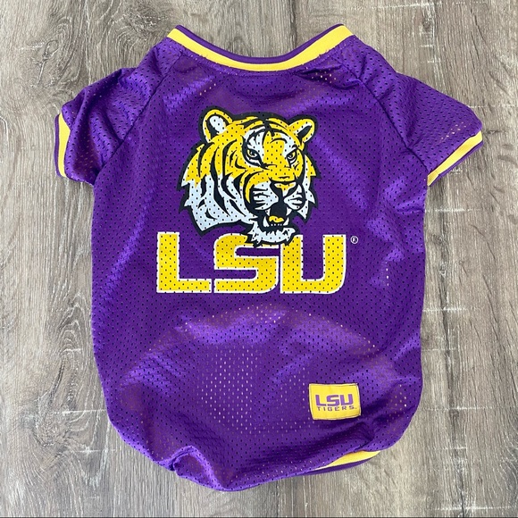 LSU Tigers Pet Dog Football Jersey - Picture 1 of 12